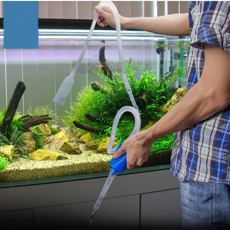 Marine Aquarium Vacuum - Aspiratore a sifone per acquario, pulitore
