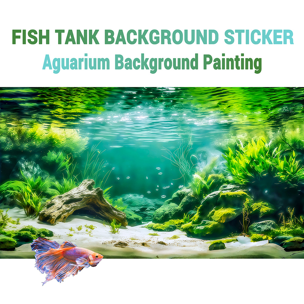 Marine Aquarium Glue - Rami di fiume sul fondo, dipinto
