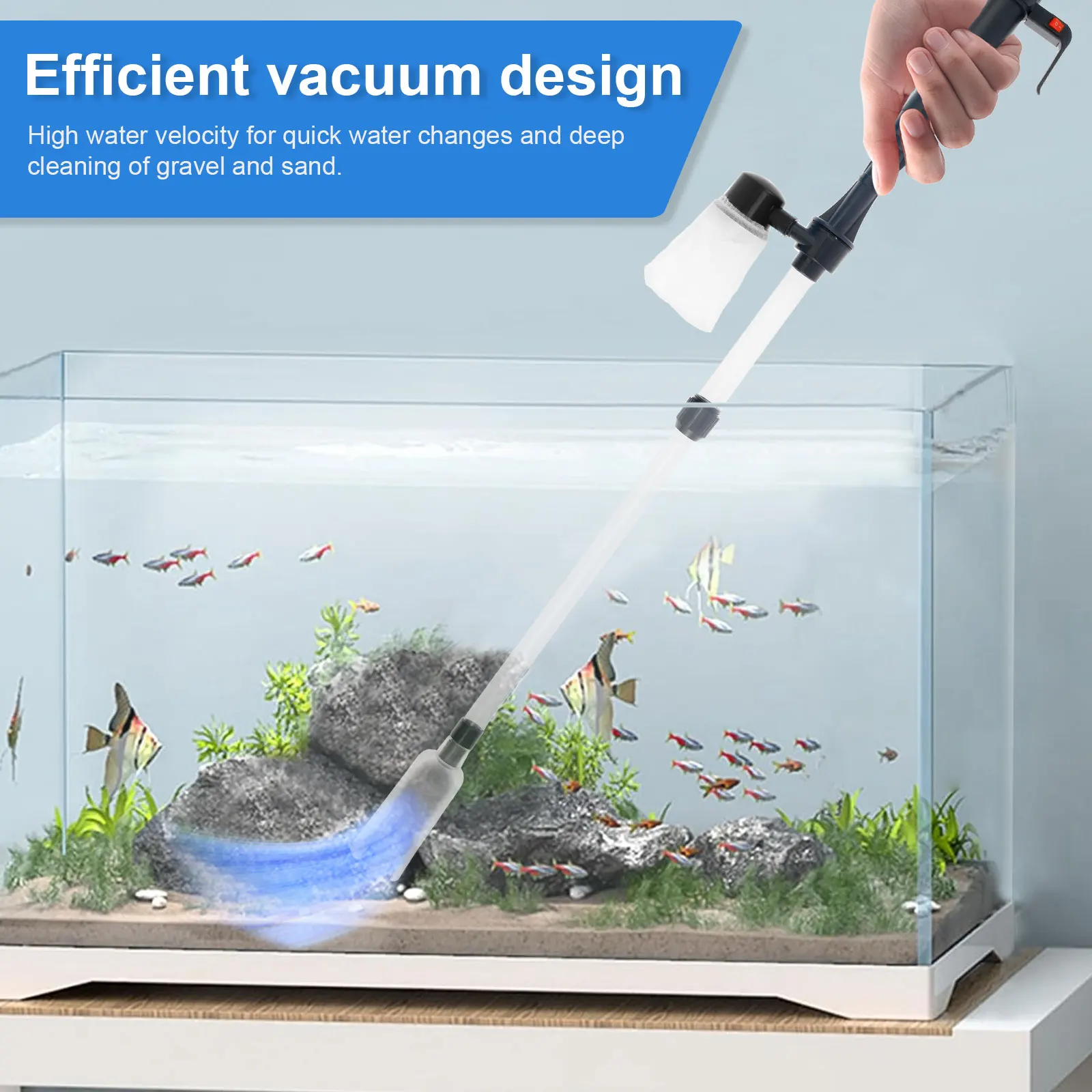 Sifone elettrico per acquario  - Marine Aquarium Vacuum recensione e prezzo