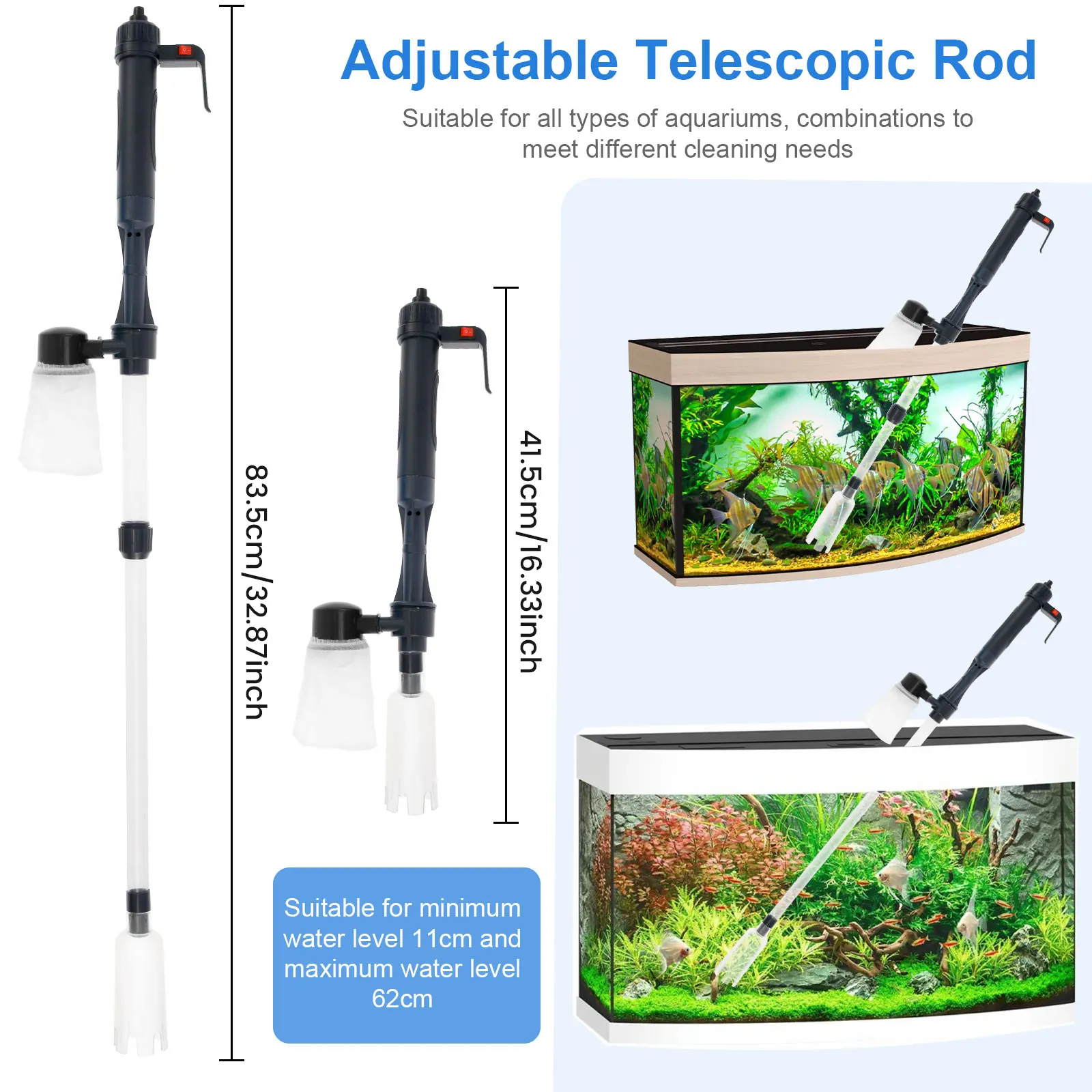 Sifone elettrico per acquario  - Marine Aquarium Vacuum recensione e prezzo