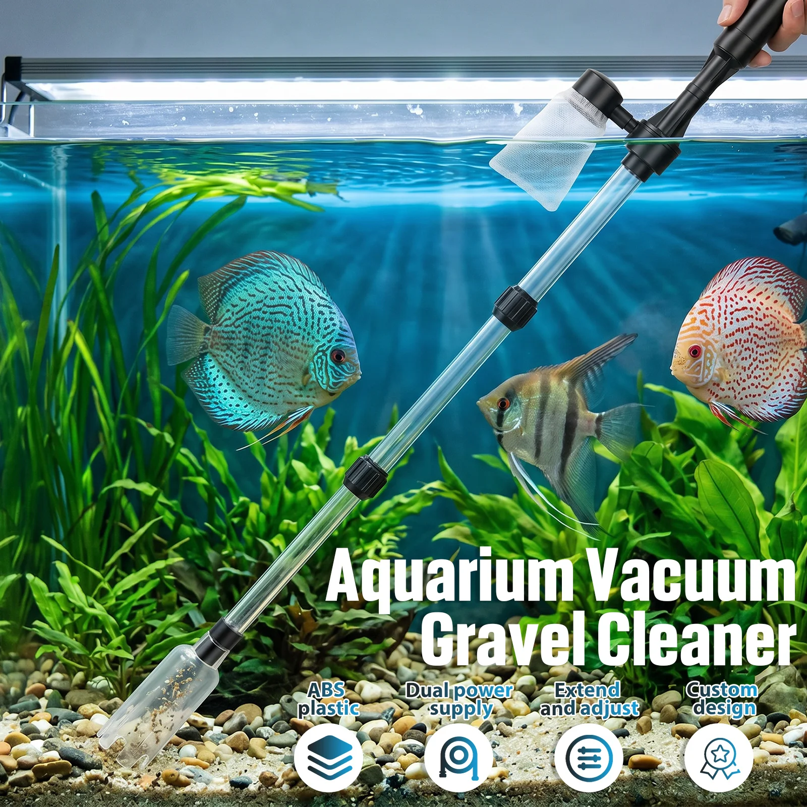 Aspiratore per Acquario 3 in 1 - Marine Aquarium Vacuum recensione e prezzo