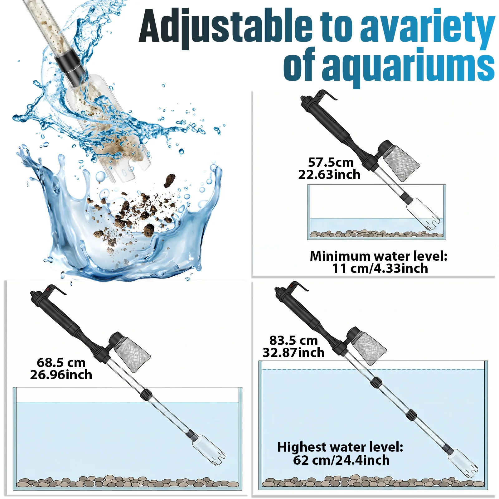 Aspiratore per Acquario 3 in 1 - Marine Aquarium Vacuum recensione e prezzo