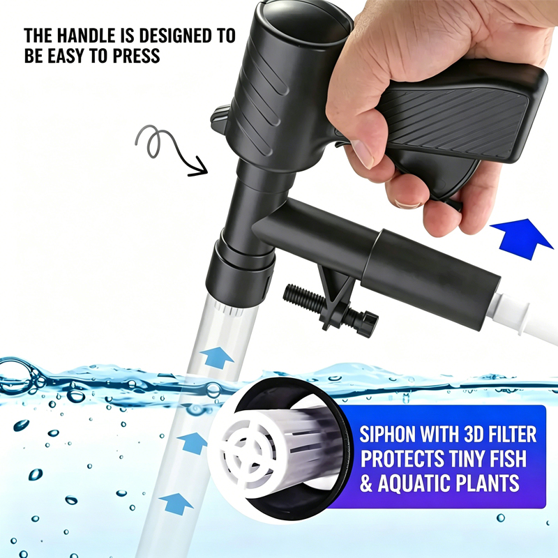 Pompa per Cambio Acqua Acquari - Marine Aquarium Vacuum recensione e prezzo